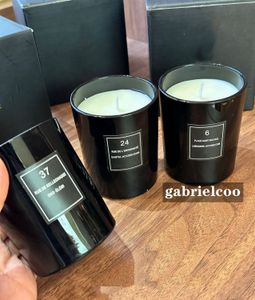 Designer aromaterapy candela nera 3 aromi puro pianta naturale olio essenziale senza fumo aromaterapia regalo a mano aromaterapia francese candela con scatola