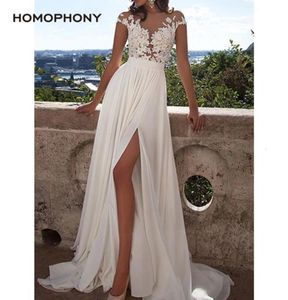 Seksi dantel derin vneck fırfır beyaz elbise desenleri tasarımcı kolsuz gelinlikler uzun de noiva gündelik elbiseler3244759