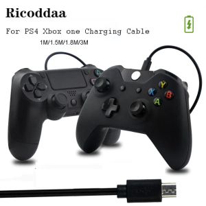 Кабель для зарядного устройства для зарядного устройства Joysticks для PS4/Xbox One Controller Power Bysing для Sony PlayStation 4 Gampad Joystick Accessories