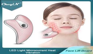 Ckeyin Guasha Scraping Facial Massager Led Light Light Microcurrent Skin Ofuvenation Massage Massage Массаж