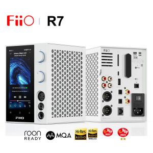 Oyuncu Fiio R7 Android 10 Masaüstü Dijital Akış Müzik Oyuncusu DAC AMP Kulaklık Amplifikatörü ES9068as Chip Bluetooth DUNU