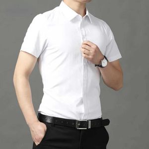 Camisas de vestido masculinas Novas Moda de verão Slim Fit Shirts Shirts Men Men clássico Casual Casual Camisa Hipster Relaxed Luxe Formal Shirt Plus Tamanho 5xl D240507