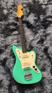 Gitar oem caz ustası elektro gitar alder gövdesi beyaz seçim koruma krom donanımı, ücretsiz teslimat