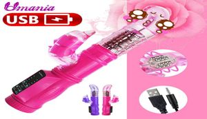 Вращение 5mode 12Mode Dolphin Vibrators Dual Vibration Clitoris стимулятор G Spot Vibrator для взрослого секс -игрушки для женщины MX1912281495361