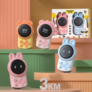 Talkie Rechargable Walkie Talkies for Kids 22 канала с литиевым аккумулятором с подсветкой LCD Flashlight 3 км для девочек на день рождения