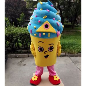 2024 Halloween Icecream Mascot Costume Terno de Halloween Party Game Dressão Desempenho Desempenho Vendas Promoção Tamanho adulto Tamanho adulto