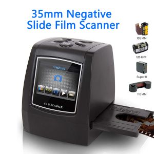 Tarayıcılar Mini 5MP 35mm Negatif Film Tarayıcı Negatif Slayt Fotoğraf Film Dönüştürür USB Kablo LCD Slayt 2.4 