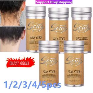 Pomades WiGS için Saç Balmumu Çubuğu Profesyonel Saç Jel Krem Yağlı Tarz Olmayan Erkek ve Kadın Kayıp Q240506