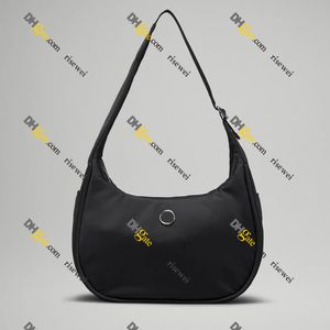 Lu Mini Mini Bag Bag 4L Нейлоновый полумесяц сумку маленькие кошельки для женщин RiseWei выходят на кошелек полуполонную сумку водонепроницаемость на плечо.