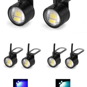 Новые 2PCS Flash Strobe Eagle Eye Motorcle Daytime Daytime Trange Light Signal Lamps FOG лампы фар Moto аксессуары