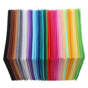 Dokuma Toptan 1mm 15x15cm Kalınlık Polyester Bezi Dikiş Bebekler İçin DIY Paketler El Sanatları Ambalaj Kağıt S