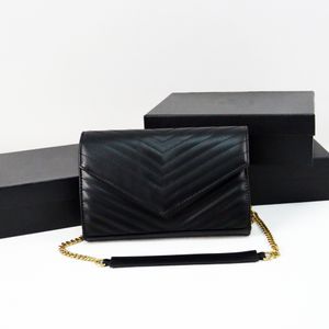 Tasarımcı Çanta Bayan Cüzdan Siyah Çanta Koyun Dinini Çanta Havyar Çanta Altın Zincir Çanta Klasik Flep Tasarımcı Omuz Çantası Lüks Crossbody Luxury Bag Tasarımcı Çanta