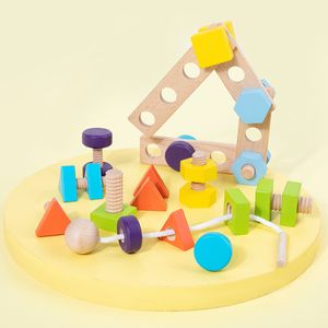 Детские инструменты Винт гайки комбинация сборка и разборка игрушки практические образовательные строительные блоки игрушка