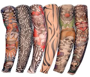 Learnever 6 pcSset moda temporária mangas de tatuagem de tatuagem kit de design de arte nylon Party1037044