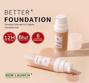 Kimuse Face Foundation Foundation Cream Base Makeup Professional Matte Make Up Liquid Concealer Водный бренд натуральный косметический 8725854