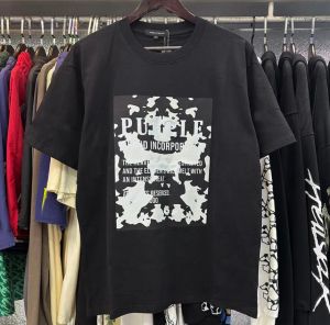 Moda mor tişört lüks tasarımcı erkek kadınlar inset crewneck yaka düzenli uyum pamuk baskılar bize s-xl daha fazla renk nedensel kısa kollu