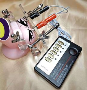 BDSM Sexy Toys Organic Glass Electrosexy CBT COCK Шарный шарик для пыток на носилка