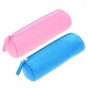 2pcs Zipper Pencil Case Case с большой емкость