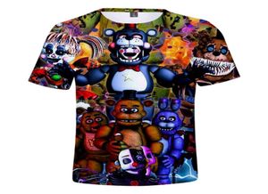 Karikatür Çocuk Tişört 3d Baskı Freddy Boysgirls'de Beş Gece Komik Kısa Kollu Çocuklar Tshirt Kpop Fnaf Anime Grafik Tees1844059