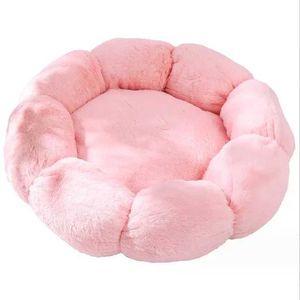 9dp1 Kedi Yatak Mobilya Çiçek şeklindeki köpek ve kedi mat rahat uyku için evcil hayvan yatağı iç ve dış mekan kullanımı benzersiz d240508