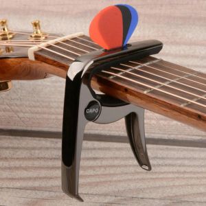 Aksesuarlar çinko alaşımlı metal gitar capo pin çeker için gitar bas için 3 seçim ile ukulele ayar