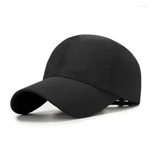 Ball Caps 2024 Baseball Cap Складывание Sport Snapback Hat Hatbaster быстро высыхание