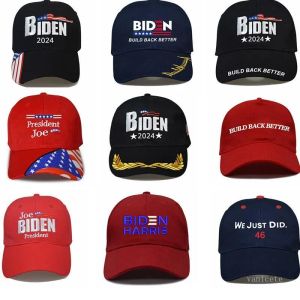 Кэпки голосуют Джо Байден 2024 Выборы Мужчины Женские шляпы с дальнобойщиком модные бейсболка бейсболка