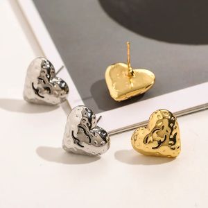 18K Altın Kaplama 925 Silvrer Lüks Marka Tasarımcıları Mektuplar Stud Clip Chain Geometrik Ünlü Kadınlar Paslanmaz Çelik Metal Küpe Düğün Partisi Jewerlry 2024