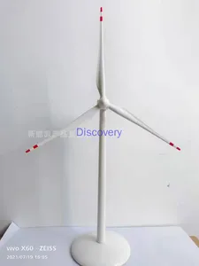 Masa bezi elektrikli fan model rüzgar türbini hediye masası ev dekorasyon süsleme el sanatları