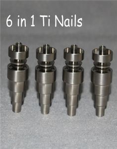 Universal Domeless Titanium Nail 6 в 1 10 мм 14 мм 18 мм мужской женской двойной функции gr2 ti nails osh dab rigs7854319