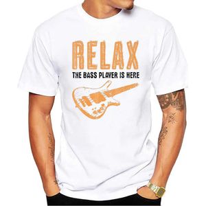 T-shirts masculinos Thub Thub guitarra mais novo desenho de homens Bass player t-shirt Relax Printed T camisetas curtas slve tshirts harajuku t y240509