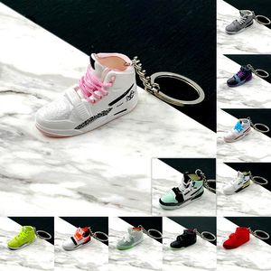 Новая дизайнерская обувь для брелок модных кроссовок модные кроссовки мини -баскетбольная модель ключе