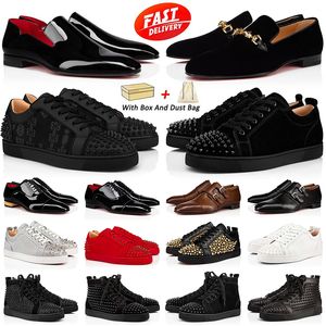 Kutu Sıcak Ucuz AAA Kalite Lüks Tasarımcı Ayakkabı Kırmızı Dipler Erkek Ayakkabı Düğün İtalya'da Yapılan Parti Elbise Ayakkabıları Loafers Plaka Form Eğitimleri Sneakers