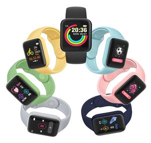 2022 MACARON Y68 D20S RELOJ Akıllı Fitpro App Smart Watches D20 Su Geçirmez Spor Fitness Tracker Akıllı Bilezik 40 Gün AROUN4753808