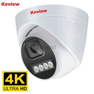 Câmeras IP 4K 8MP Poe IP Câmera Audio H.265 Ampla angular 2,8mm ai color notur Vision home CCTV Video Surveillance Security D240510