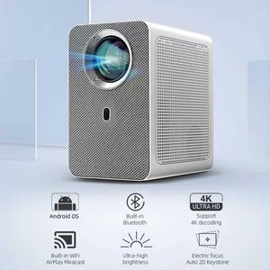 Проекторы AUN ET50S Android Project Full HD 1080p Wifi 3D Home Theatre Led Mini Video Projector Portable Cinema Sync IOS 4K Movie TV J240509