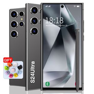 7.3 inç 5G S24 Ultra Cep Telefon Kilidi Dokunmatik Oynat Ekranı Android Smart 13 Sistem S24 Android Akıllı Telefon Kamer HAY