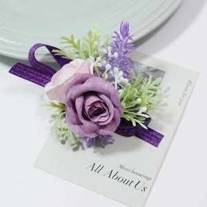 Düğün Bilezikleri Düğün Korsage Bilek Çiçekleri Rose Partisi Gelin Nedime Fotoğrafları Broş Bileklik Aksesuarları Malzemeler