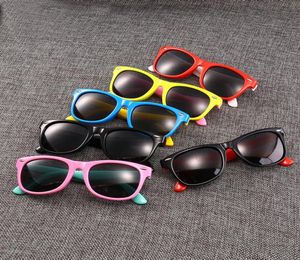 Летняя бренд Beachblac Fashion for Kids Sunglasses УФ -защита на открытом воздухе винтажные солнцезащитные очки Retro Eyewear 18 Colors4639830