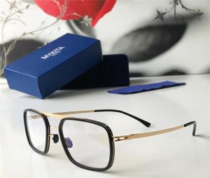 Yeni en kaliteli Elgard Mykita Ultralight Çerçeve Vidasız Elastik Paslanmaz Moda Kadın Optik Gözlük Erkek Gözlük Ori8628715