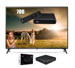 Hot TV Box TVIP706 2G8G 4K с двойным WiFi S-Box 4K HEVC HD для USA Canada UK Android 11 Multimedia Streater Smart TV Box