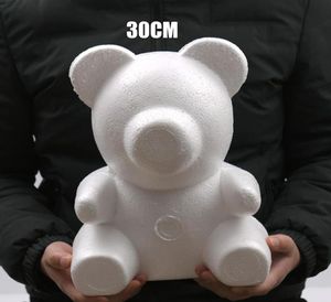 1pcs 15cm30cm Vários tamanhos de espuma Rose urso molde diy para presentes poliestireno isopor bola Flores artificiais grinaldas grinaldas8240061