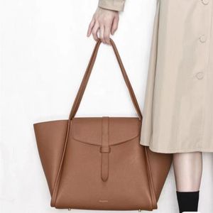 Totes Stuff Sacks Songmont mittelgroße Gemüsekorb Serie Tasche Tasche Weibliche Designerin große Kapazität Kuhleder tragbare Umhängetasche