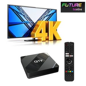 4K OTT 12M TV QTV X5 Android 10.0 SET TOP BOX MYTV Online IP TV Box H616 2 ГБ запустил 8 ГБ ROM Media Player Future TV Online