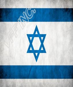 Антиквар Израиля Do Старый флаг национальный флаг 3 фута x 5ft Polyester Banner Flying 150 90 см. Custom Flag2670083