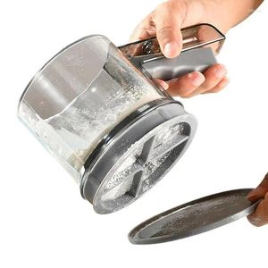 Tek Kullanımlık Bardak Pipetleri Elle Çalışan Un Siten El Edecek Yarı Otomatik Bardak Mutfak Pişirme Aksesuarları Kek Kahve Gadget Araçları