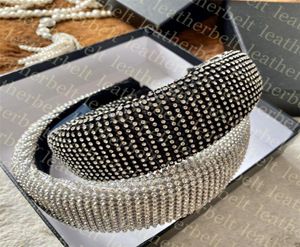 Shiny Diamond Head Bands Kadın Kız Dış Saç Çember Lüks Rhinestone Saç Band Yüksek Elastik Seyahat Kılları Aksesuarlar5315447