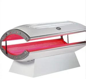 Yüksek kaliteli kırmızı ışık tedavisi kolajen solaryum makinesi 630nm 850nm LED kollajen cilt bakım foton cilt beyazlatıcı kapsül LED PDT gençleştirme akne pigment çıkarma