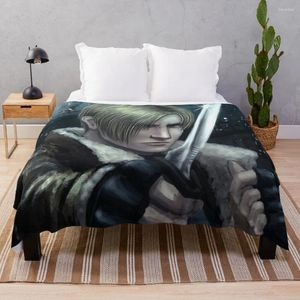 Одеяла Леон С. Кеннеди бросить одеяло Тинс мягкие кровати декоративные диваны косплей аниме аниме