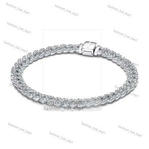 Pandorabracelet designer de moda Bracelet Charms Original Infinity Knot Women femme Bracelets feminino jóias Nova Pandoras Bracelete AB7F